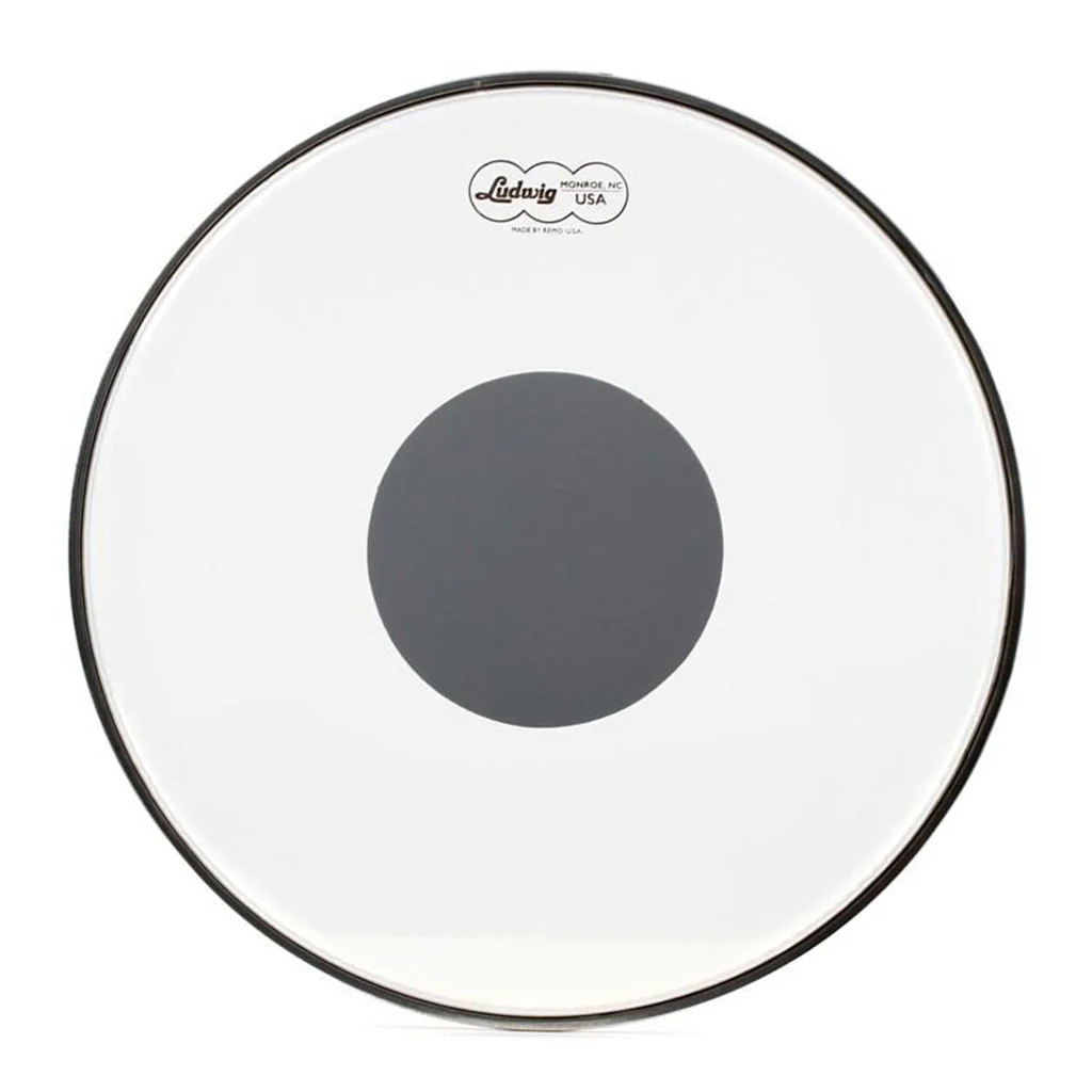 Ludwig 16" Clear Ambassador Silver Dot