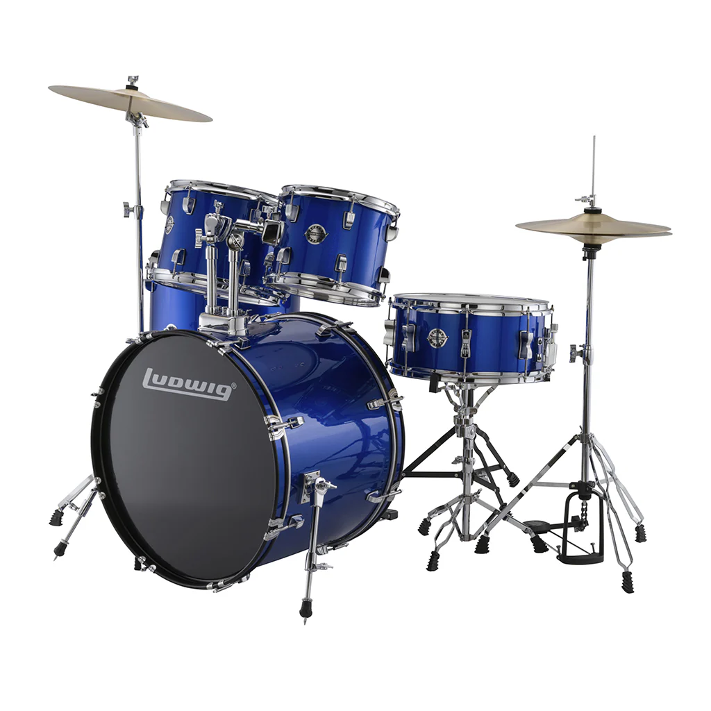 Ludwig Accent Drive Drum Kit Pack - Blue - Image 3