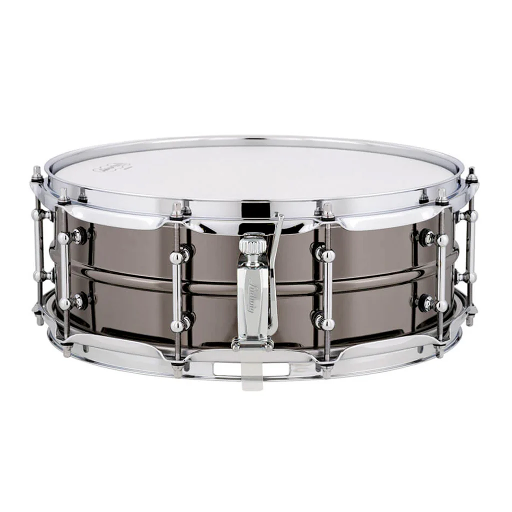 Ludwig Black Beauty Snare Drum Smooth Shell with Tube Lugs - 14"x5" - Image 2