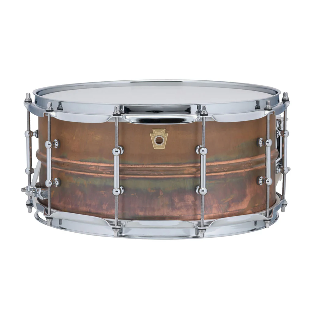 Ludwig Copper Phonic Snare Drum - 14"x6.5" - Tube Lugs - Image 2