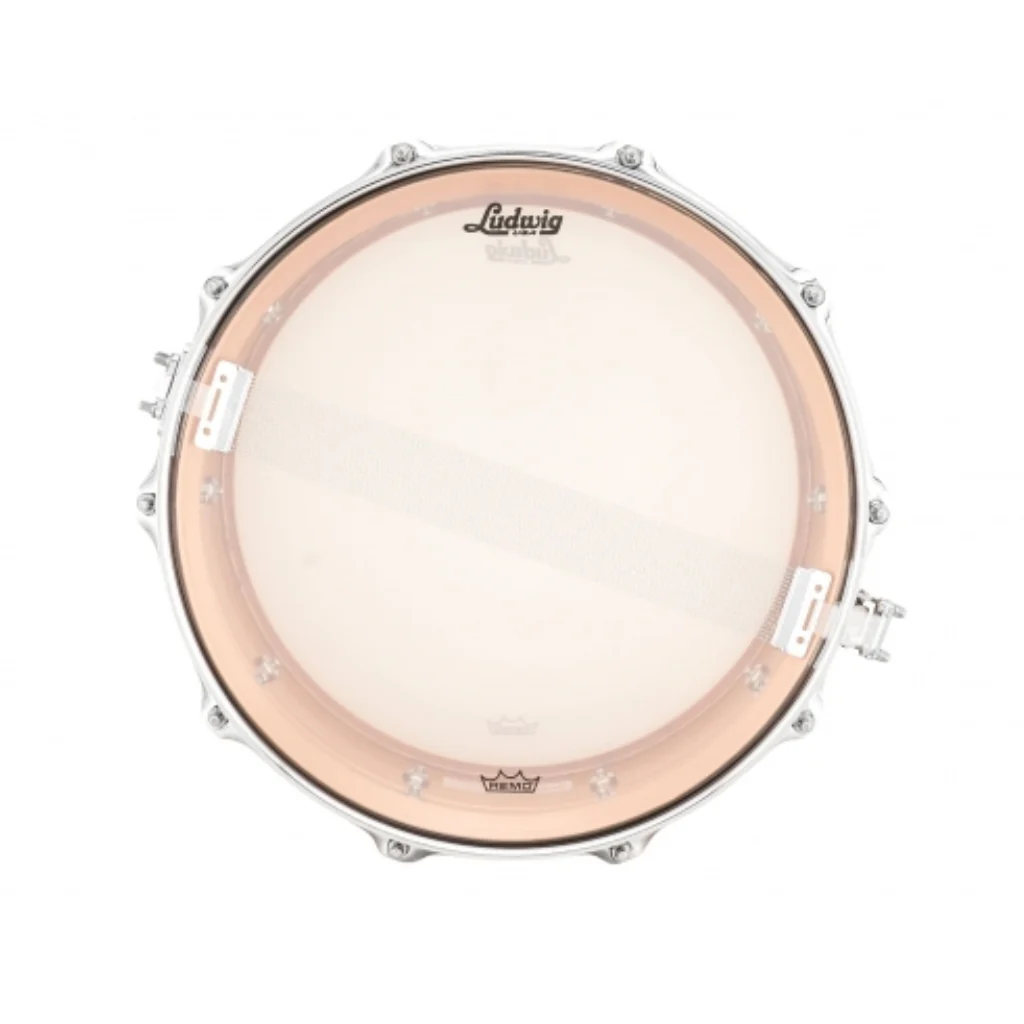 Ludwig LC654BM Acro Copper 14X6.5 Brushed Snare Drum - Image 4