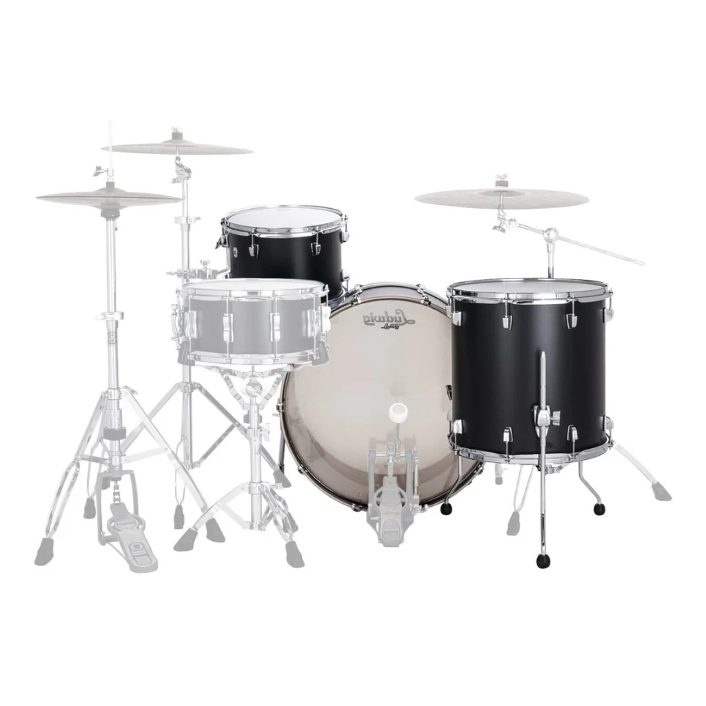 Ludwig Neusonic 20" 3 Piece Downbeat Shell Pack in Black Velvet - Image 4