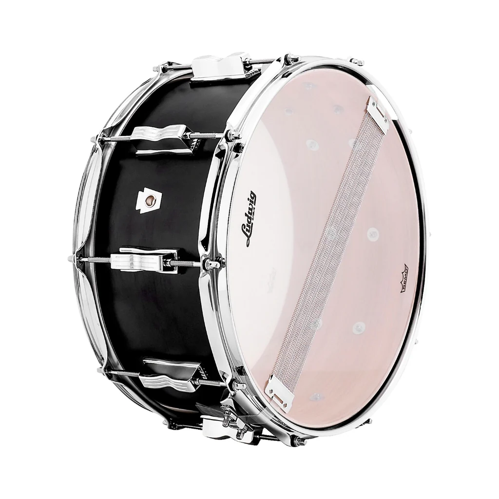 Ludwig Neusonic 14"x6.5" Snare Drum - Black Velvet - Image 4