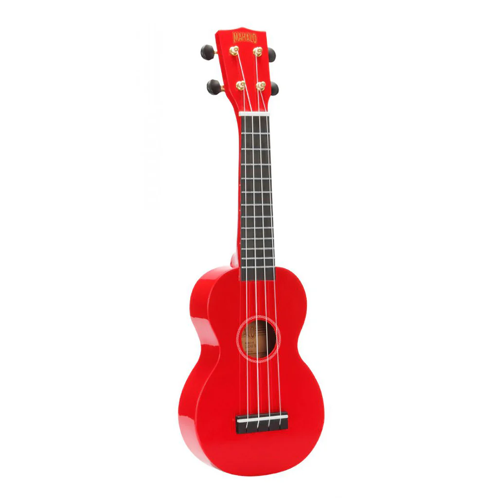 Mahalo Rainbow Soprano Ukulele - Red - Image 2