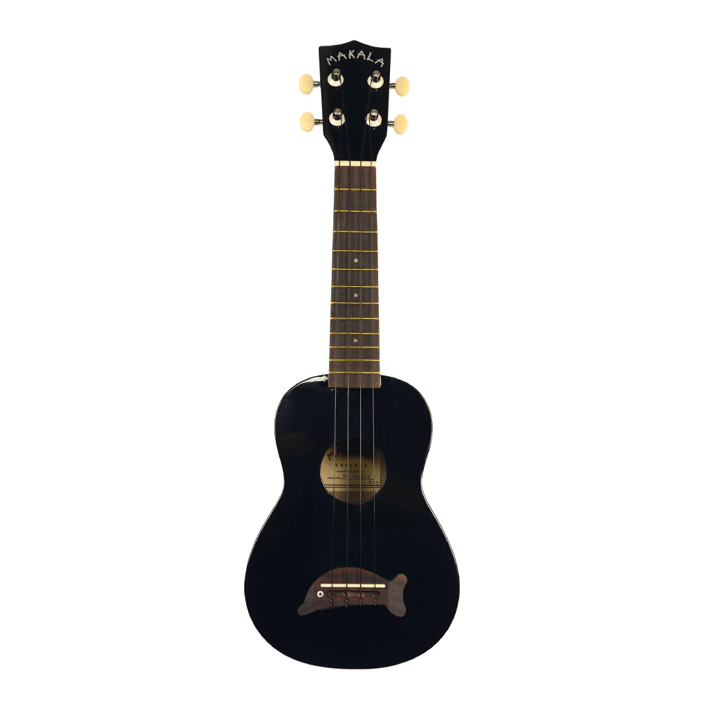 Makala Soprano Ukulele Dolphin Bridge - Black - Image 2