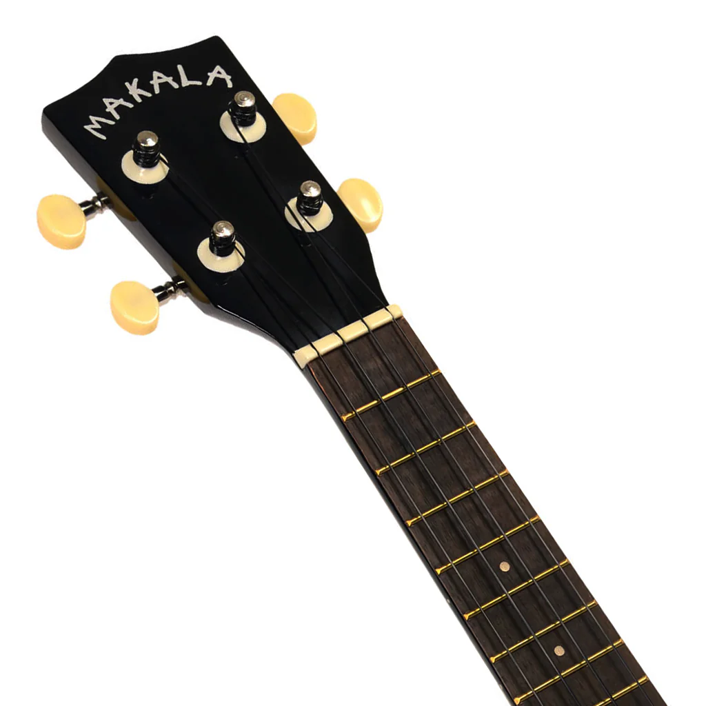 Makala Soprano Ukulele Dolphin Bridge - Black - Image 3