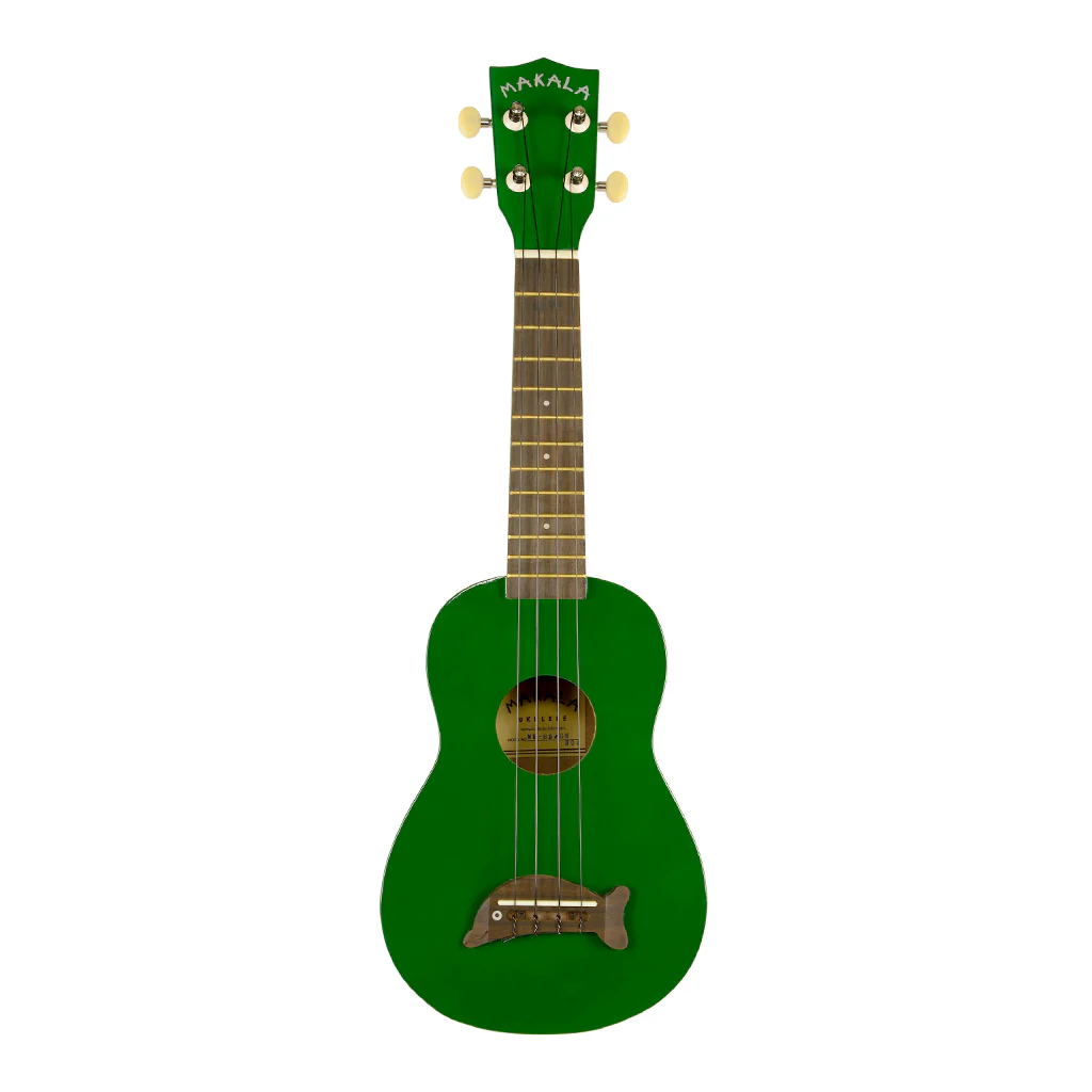 Makala Soprano Ukulele Dolphin Bridge - Green - Image 2