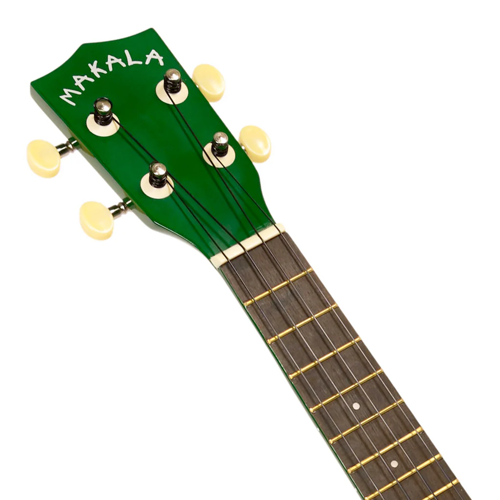 Makala Soprano Ukulele Dolphin Bridge - Green - Image 3