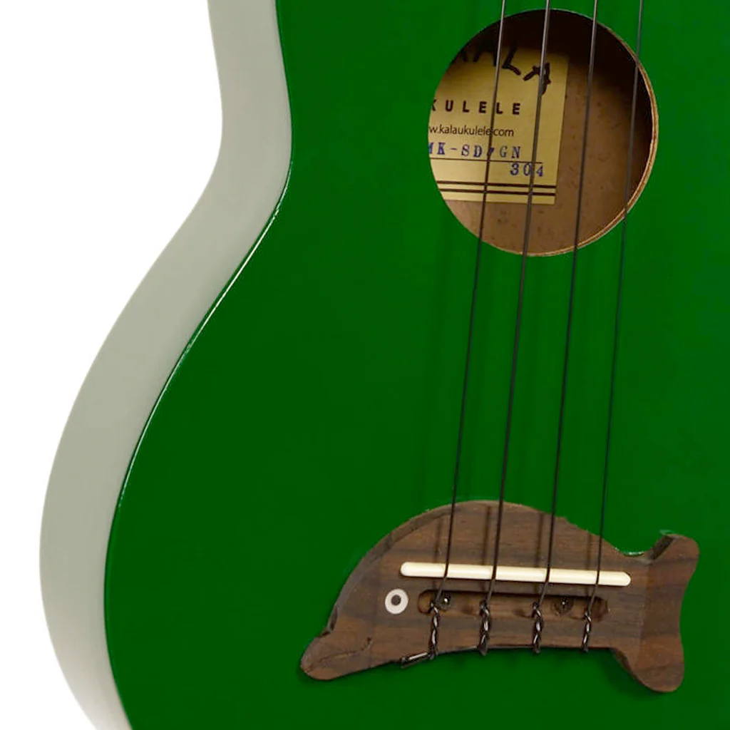 Makala Soprano Ukulele Dolphin Bridge - Green - Image 4