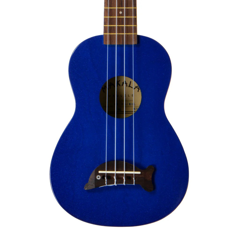 Makala Soprano Ukulele Dolphin Bridge - Metallic Blue
