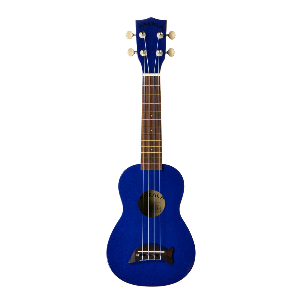 Makala Soprano Ukulele Dolphin Bridge - Metallic Blue - Image 2