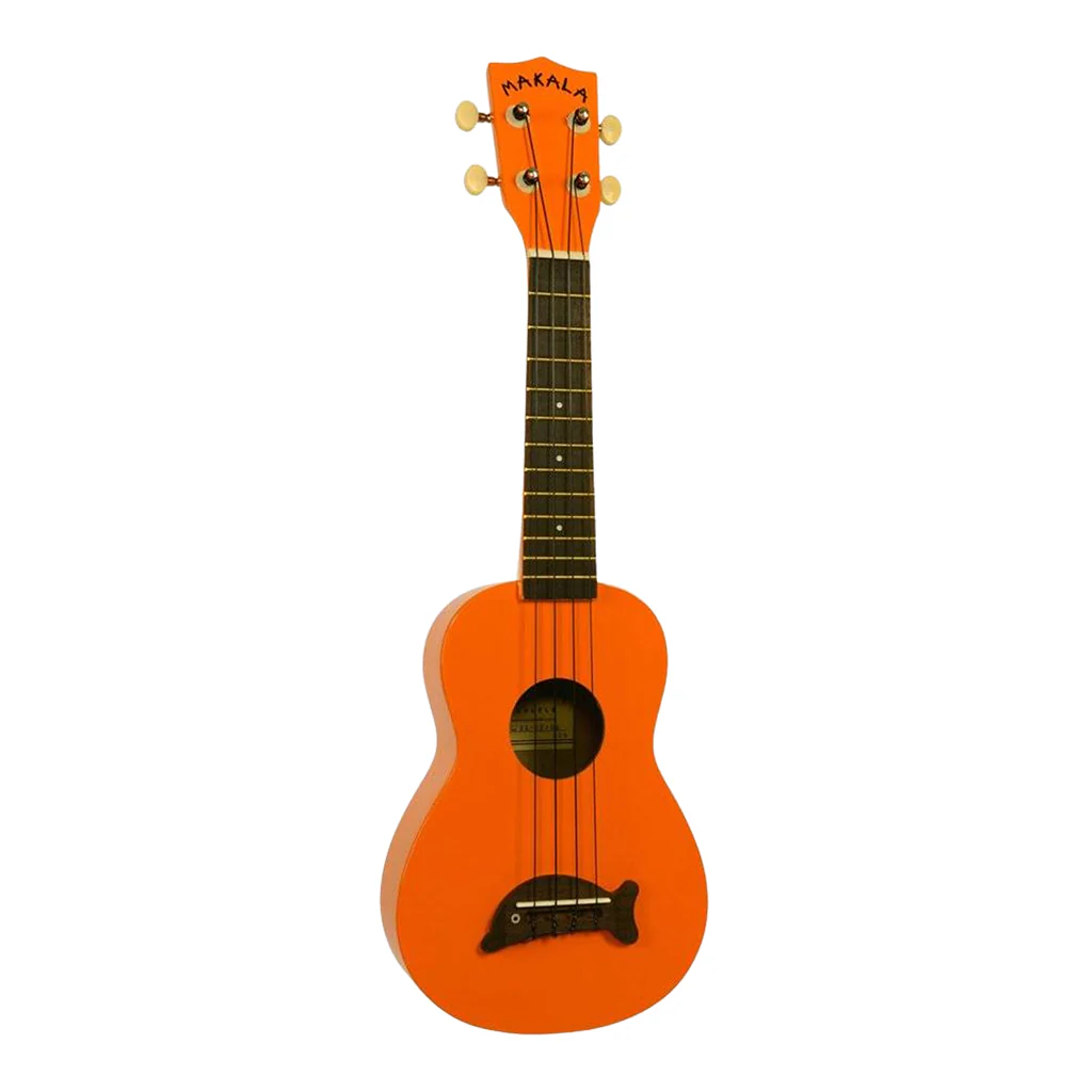 Makala Soprano Ukulele Dolphin Bridge - Orange - Image 2