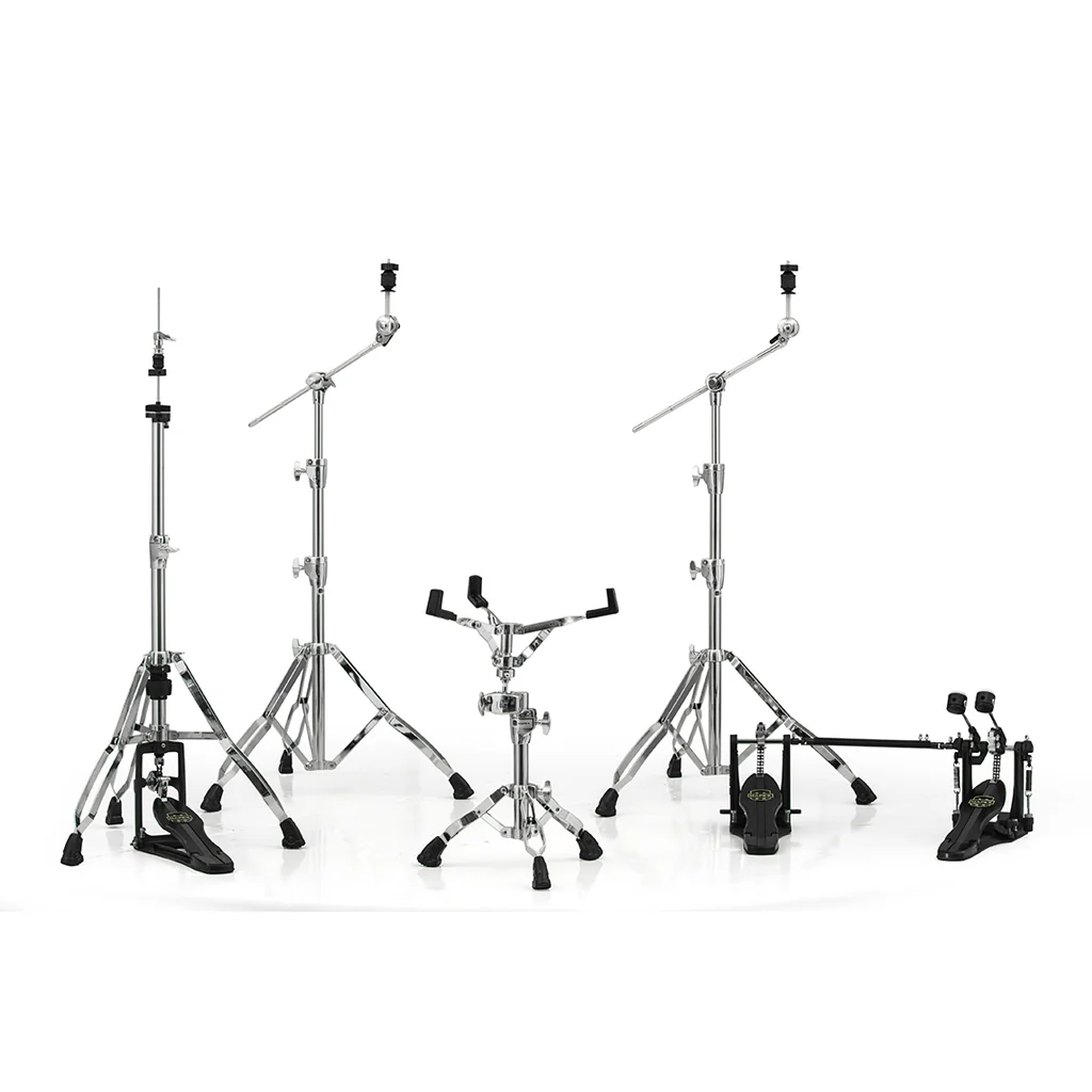 Mapex HP8005-DP 5-piece Armory Series Hardware Pack with Double Pedal - Chrome Plated