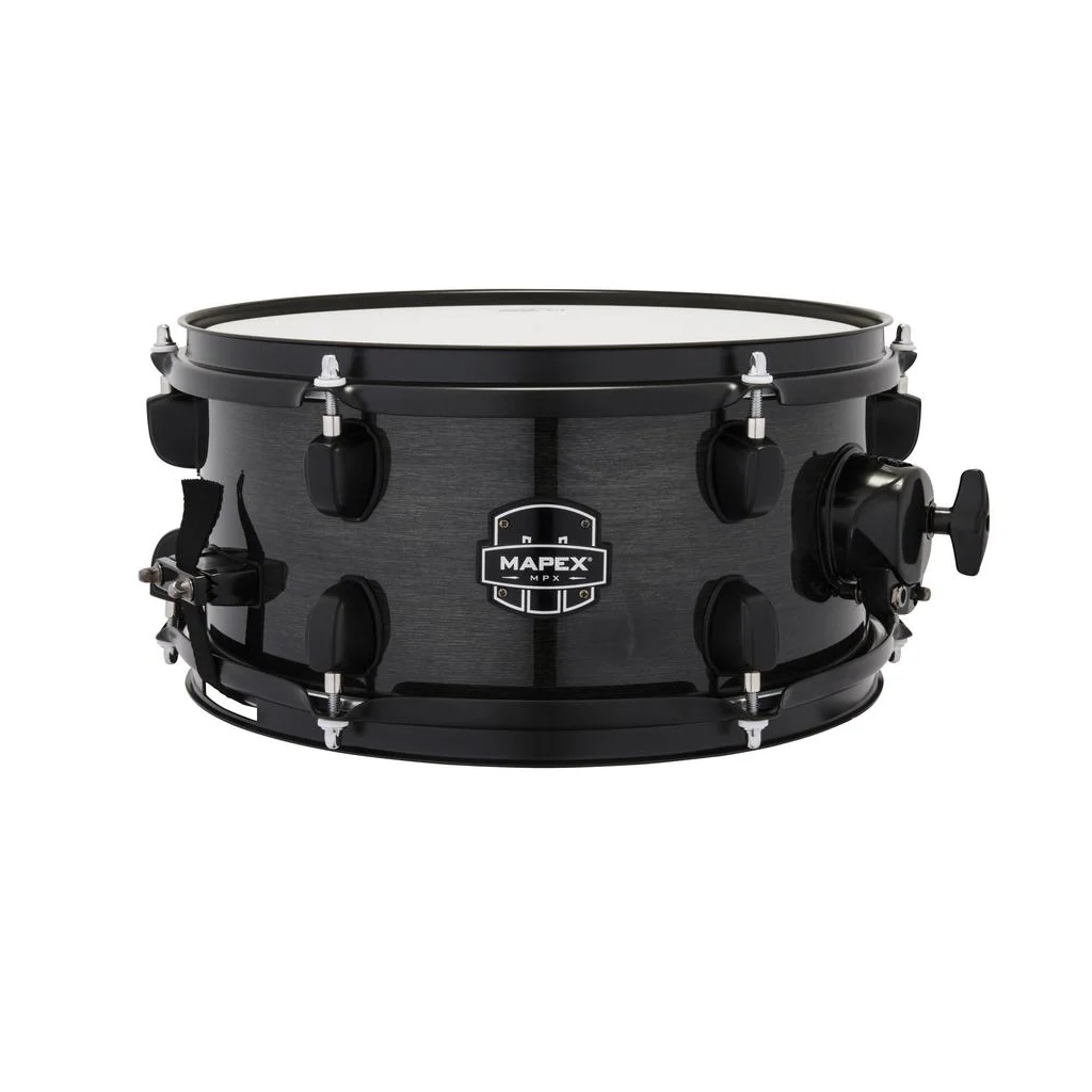 Mapex MPX 12"x6" Maple/Poplar Snare Drum - Trans Midnight Black