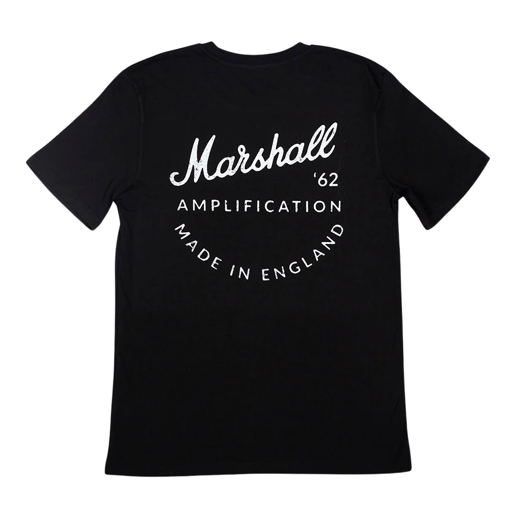Marshall Vintage T Shirt, Black, L - Image 2