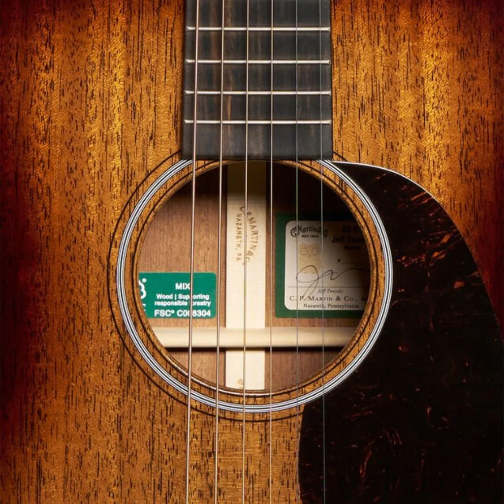 Martin 00DB Jeff Tweedy Acoustic Guitar - Tweedy Burst - Image 5