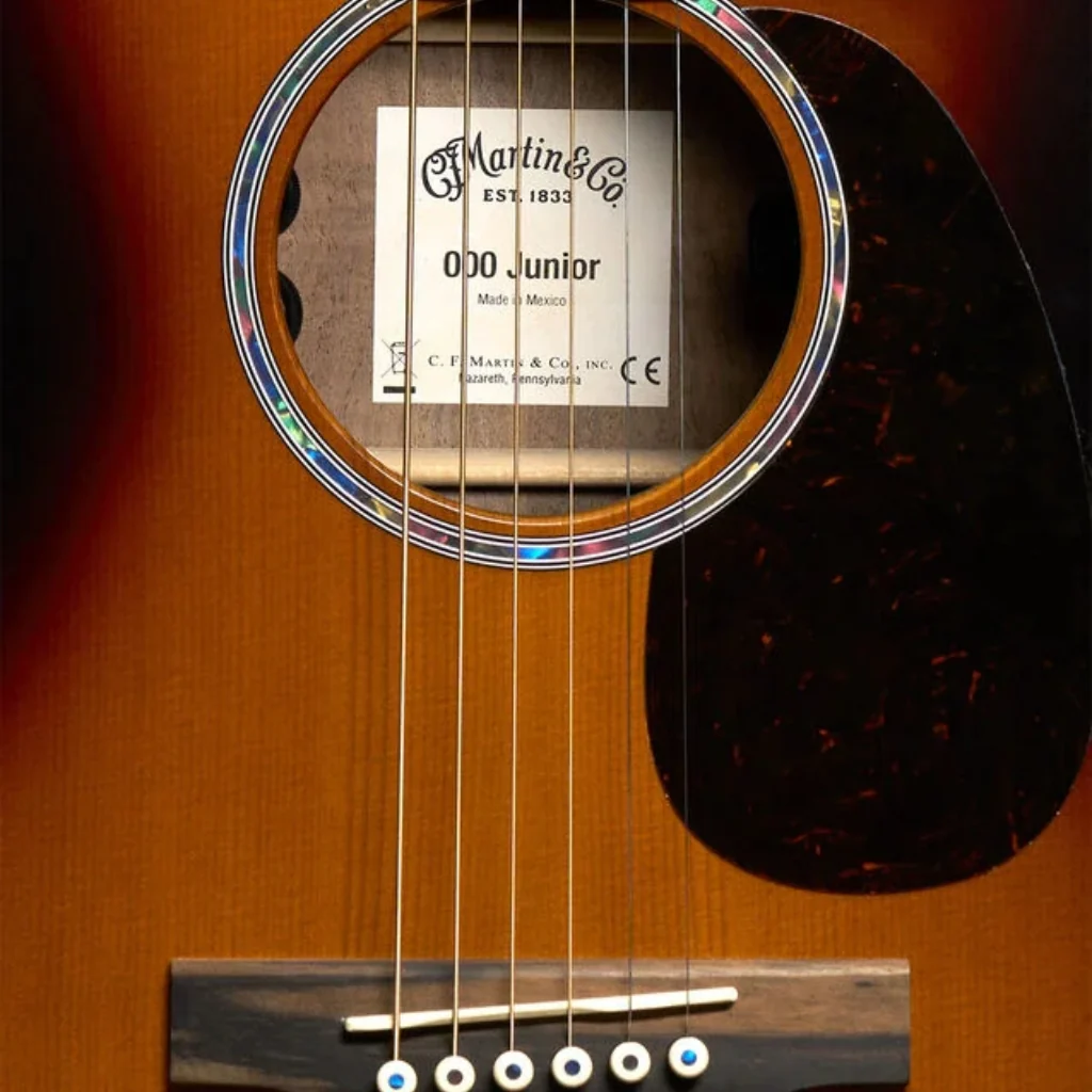 Martin Martin 000C Jr E Walnut Acoustic-Electric Guitar - Vintage Burst - Image 7