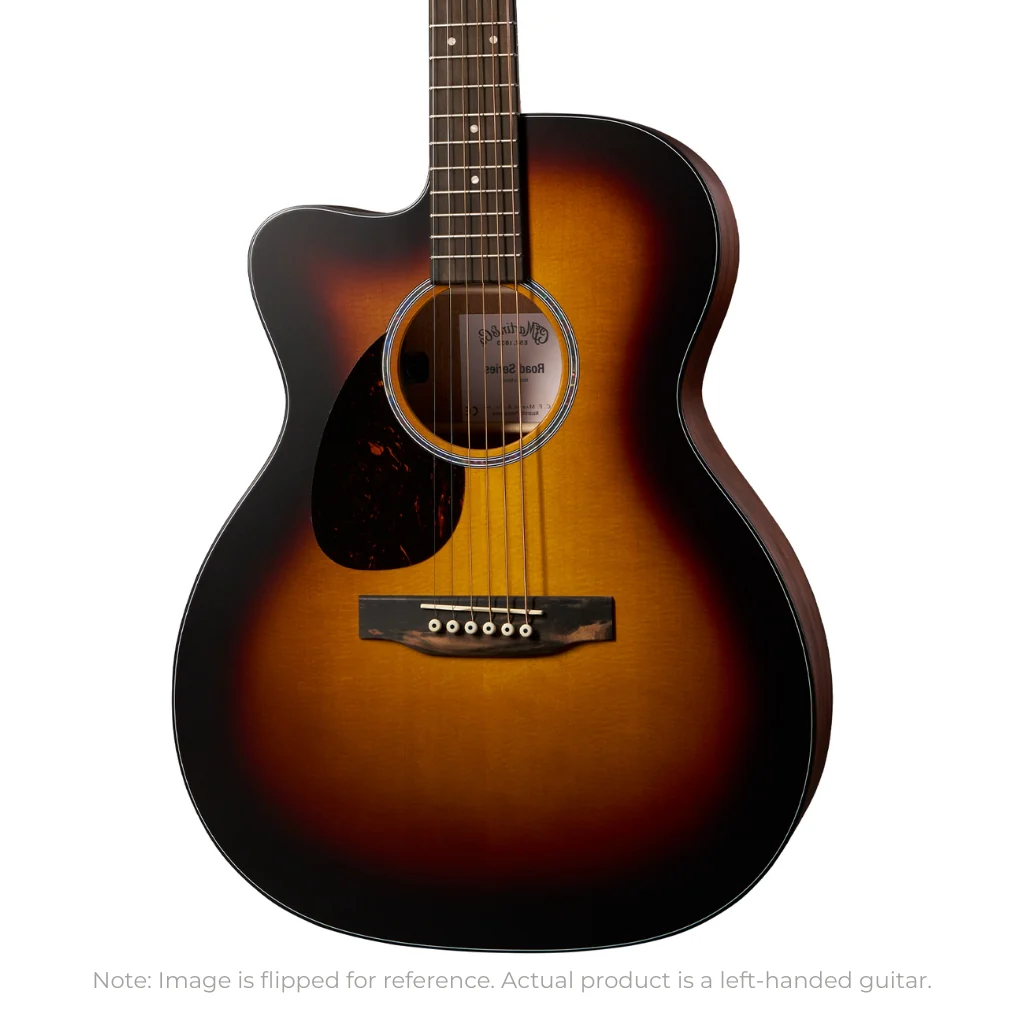 Martin Road Series OMC-10E Left Handed Acoustic-Electric Guitar - Modern Burst