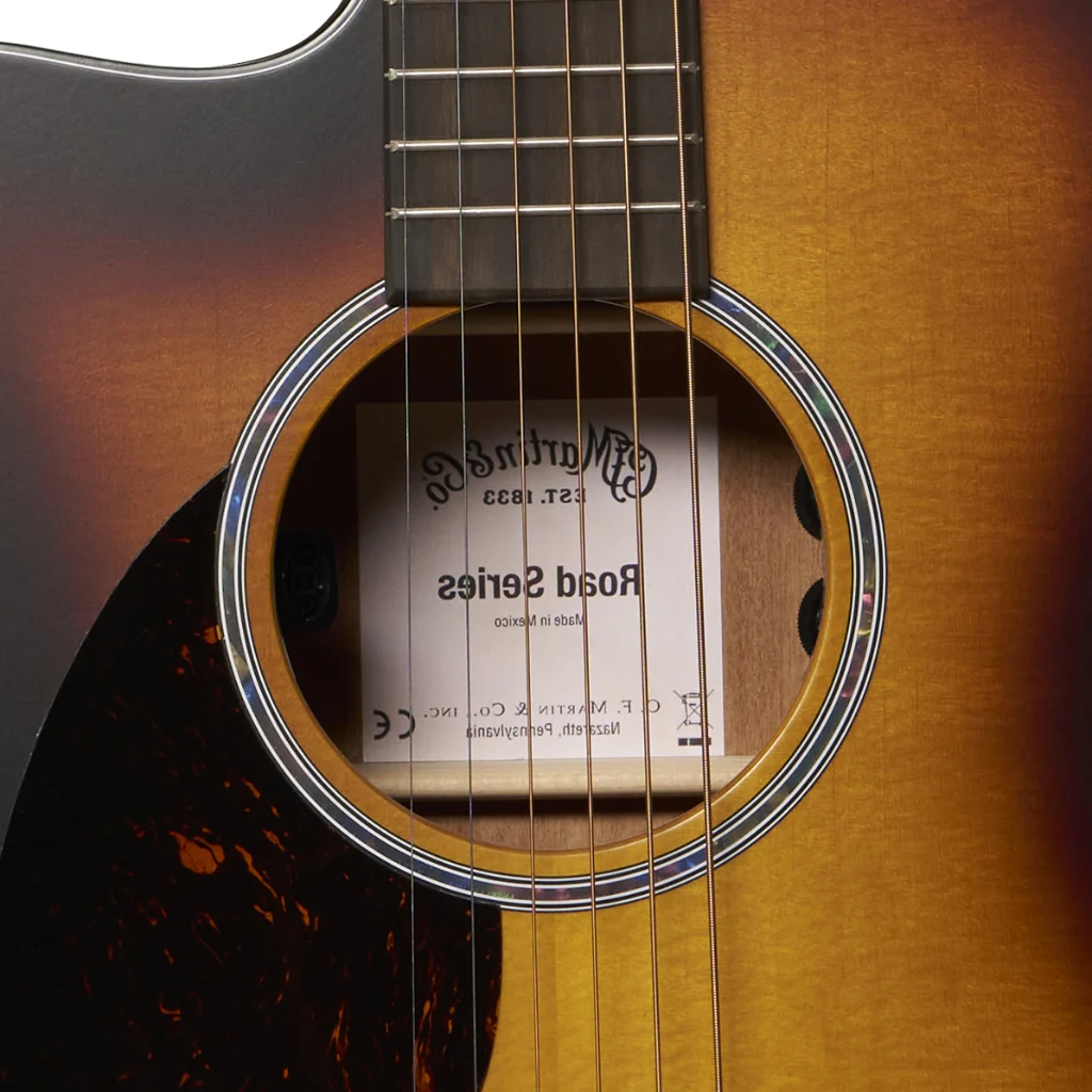 Martin Road Series OMC-10E Left Handed Acoustic-Electric Guitar - Modern Burst - Image 6