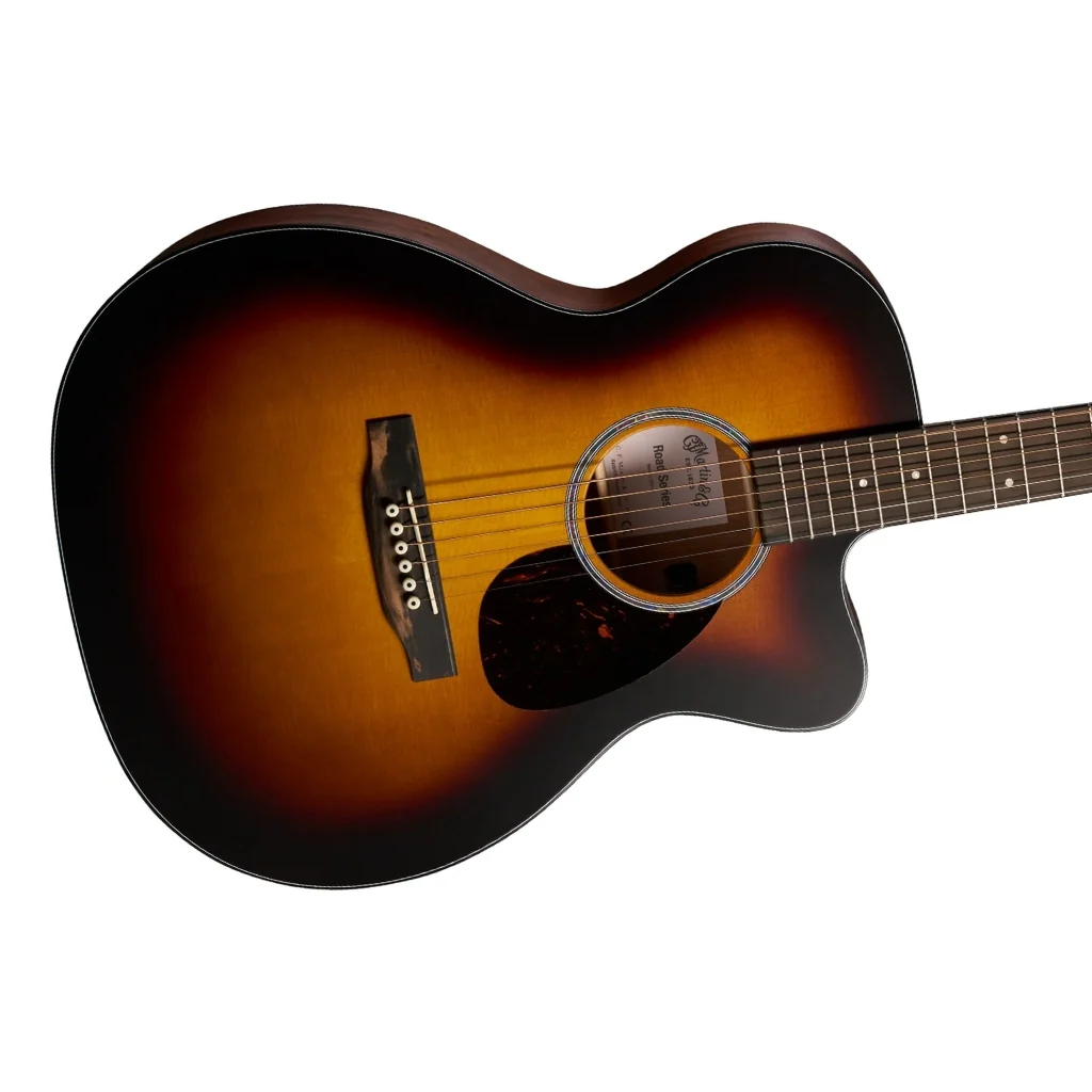 Martin Road Series OMC-10E Modern Burst Acoustic-Electric Guitar - Image 7