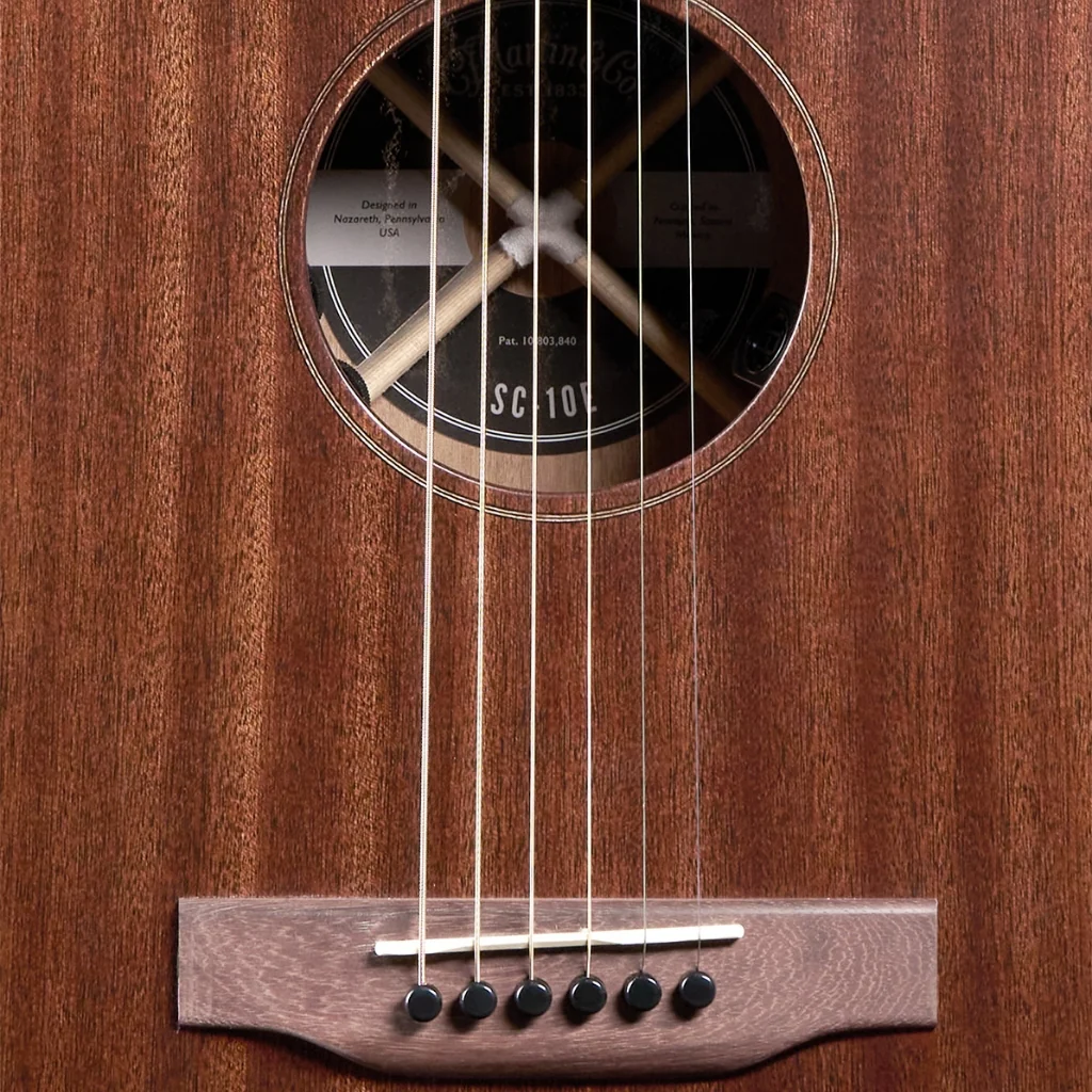 Martin Road Series SC-10E Modern Sapele Acoustic-Electric Guitar - Image 7
