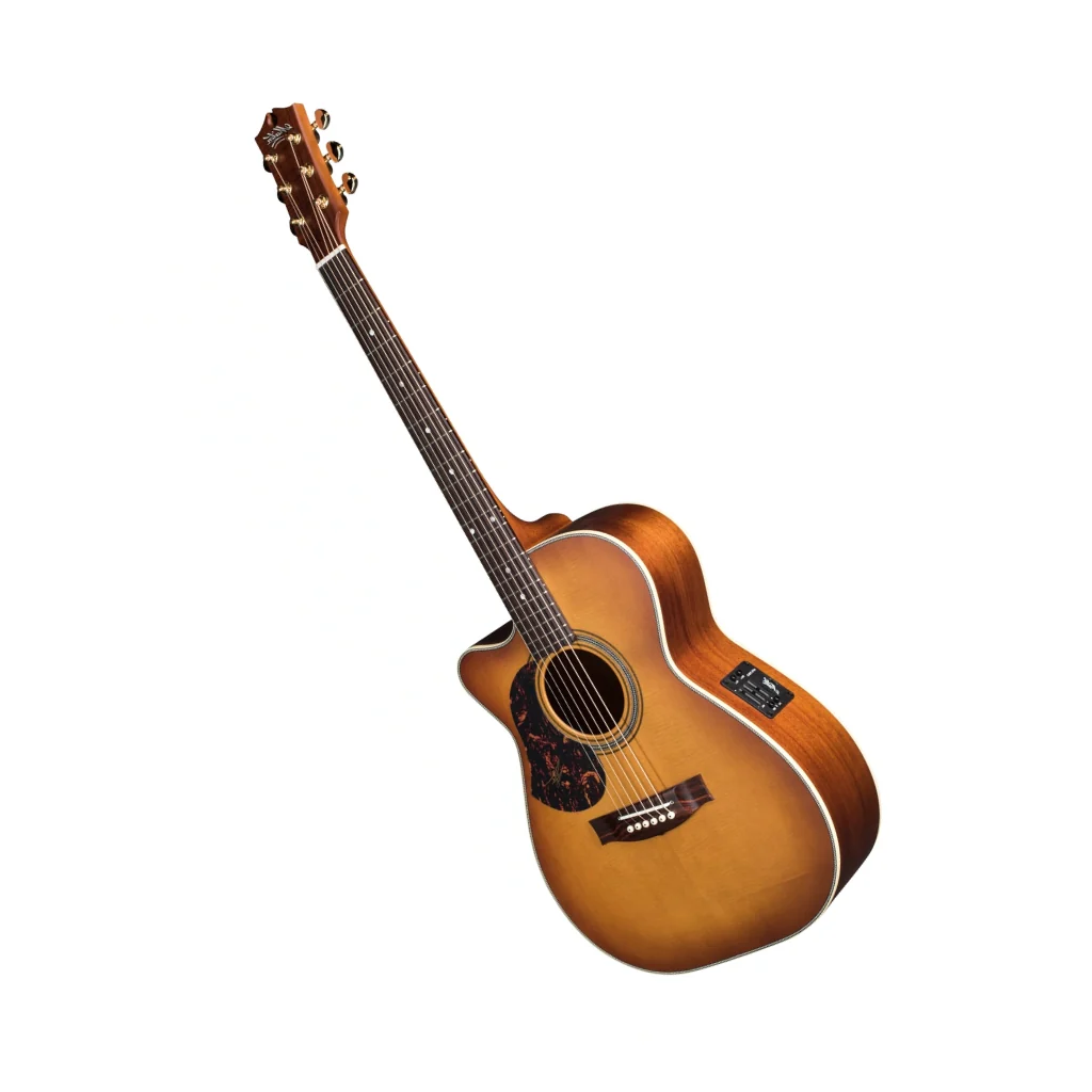 Maton EBG808C Nashville Left Handed - Vintage Amber Burst - Image 7