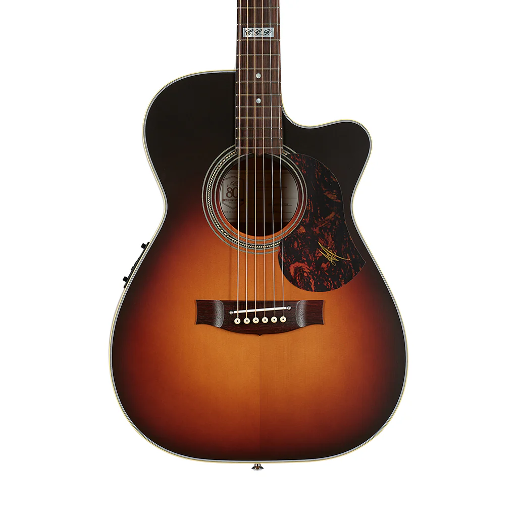 Maton EBG808C-TE-TSB Tommy Emmanuel Acoustic Electric Guitar - Tobacco Sunburst