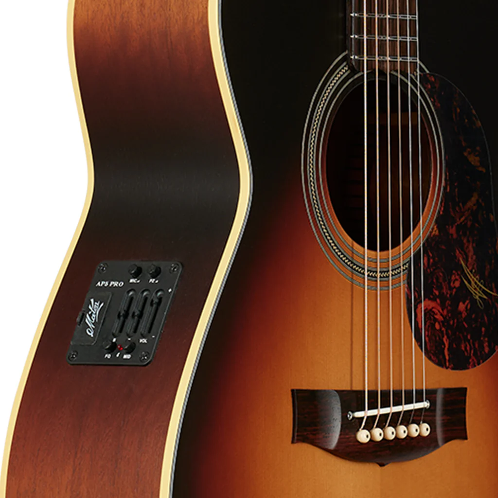 Maton EBG808TE Tommy Emmanuel Signature Acoustic/Electric Guitar - Tobacco Sunburst - Image 7