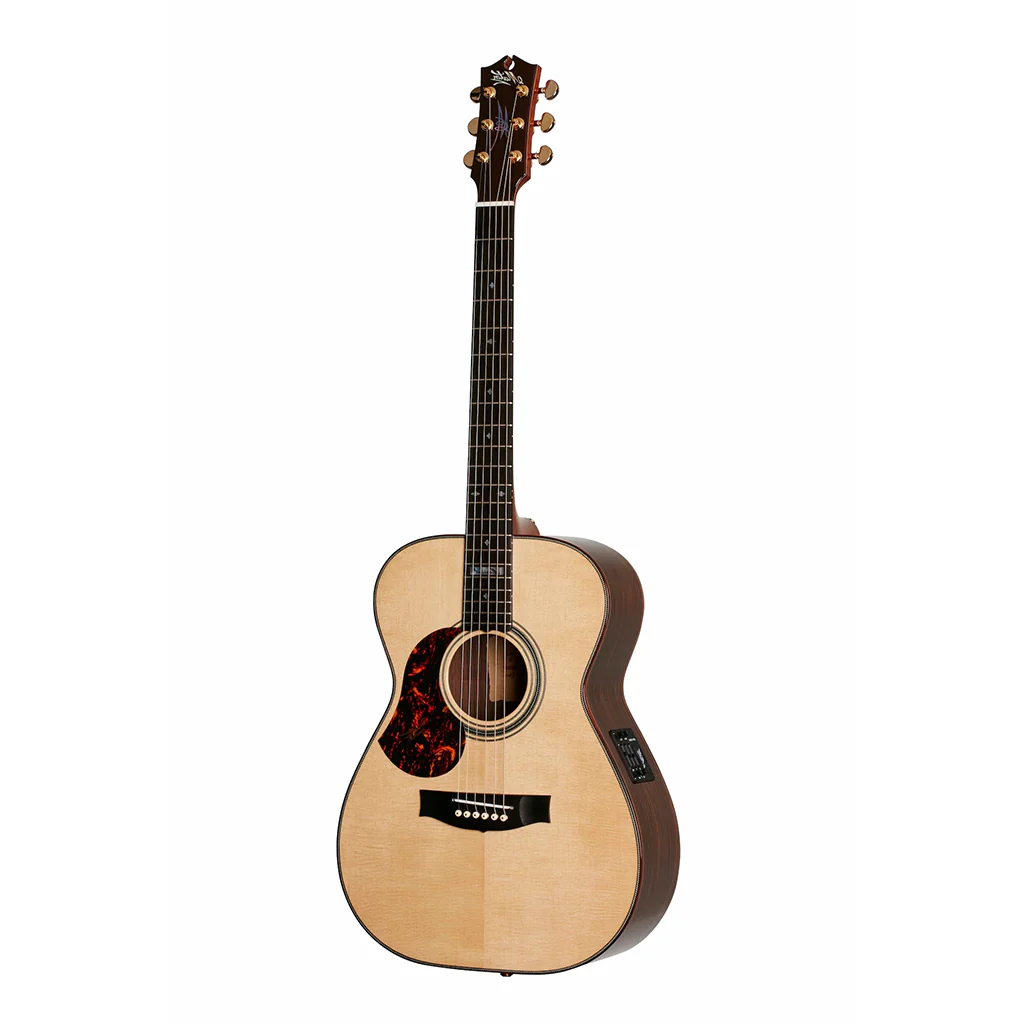 Maton EM100 808 Messiah Series Left Handed Acoustic-Electric Guitar - Natural - Image 2