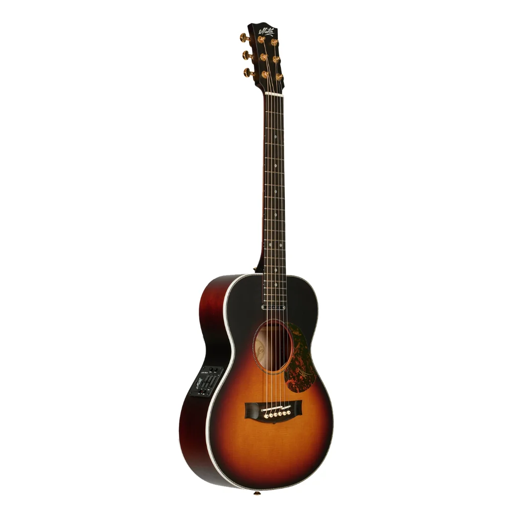Maton Mini Troubadour Acoustic Guitar - Tobacco Sunburst - Image 3