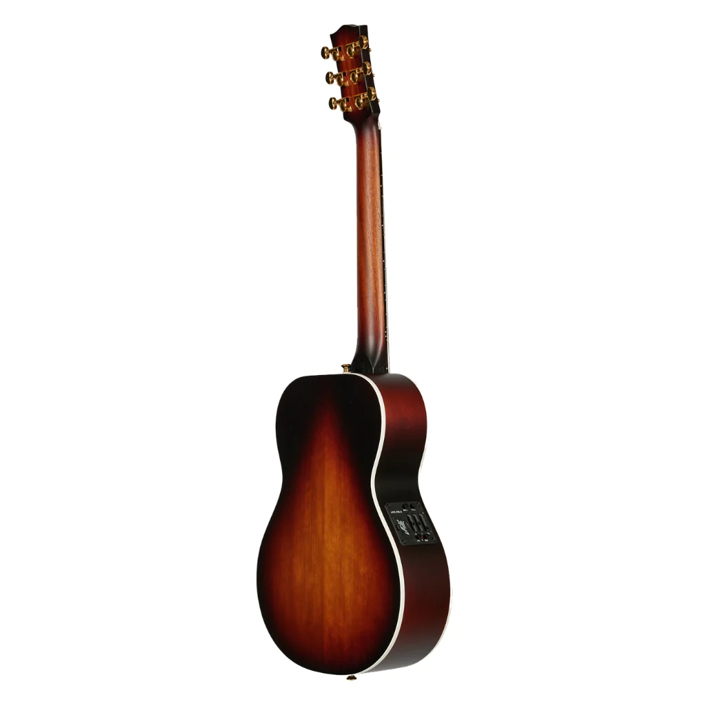 Maton Mini Troubadour Acoustic Guitar - Tobacco Sunburst - Image 5