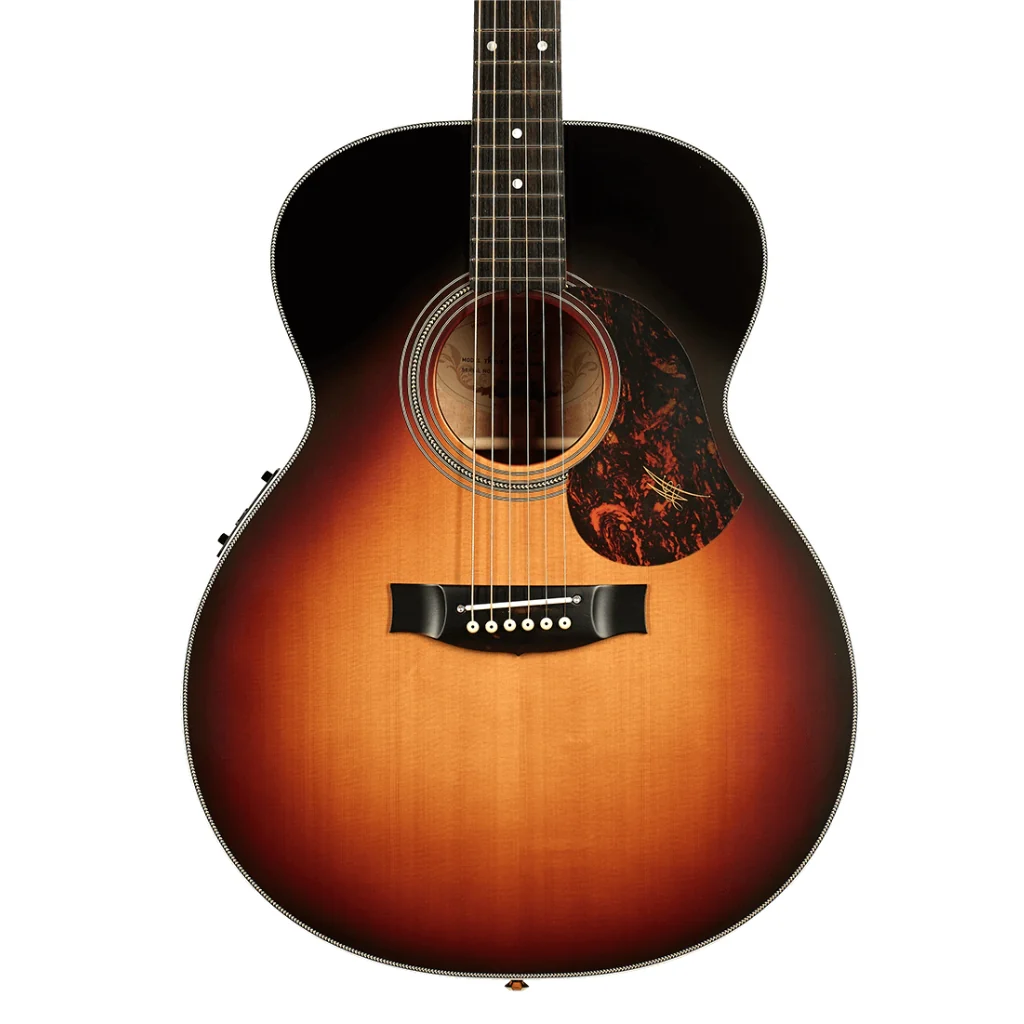 Maton Troubadour Jumbo Acoustic Electric Guitar - Satin Tobacco Sunburst