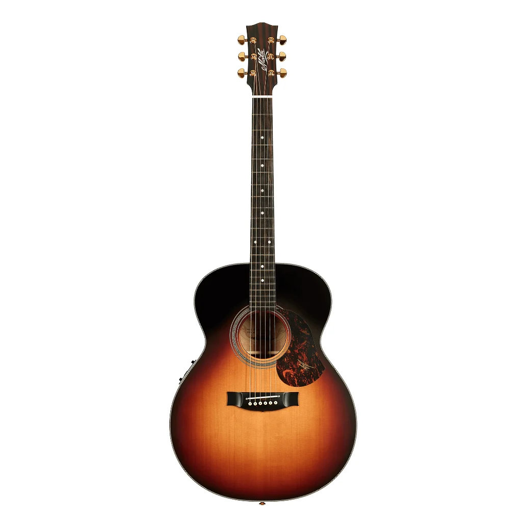 Maton Troubadour Jumbo Acoustic Electric Guitar - Satin Tobacco Sunburst - Image 3