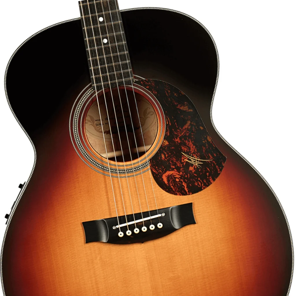 Maton Troubadour Jumbo Acoustic Electric Guitar - Satin Tobacco Sunburst - Image 7