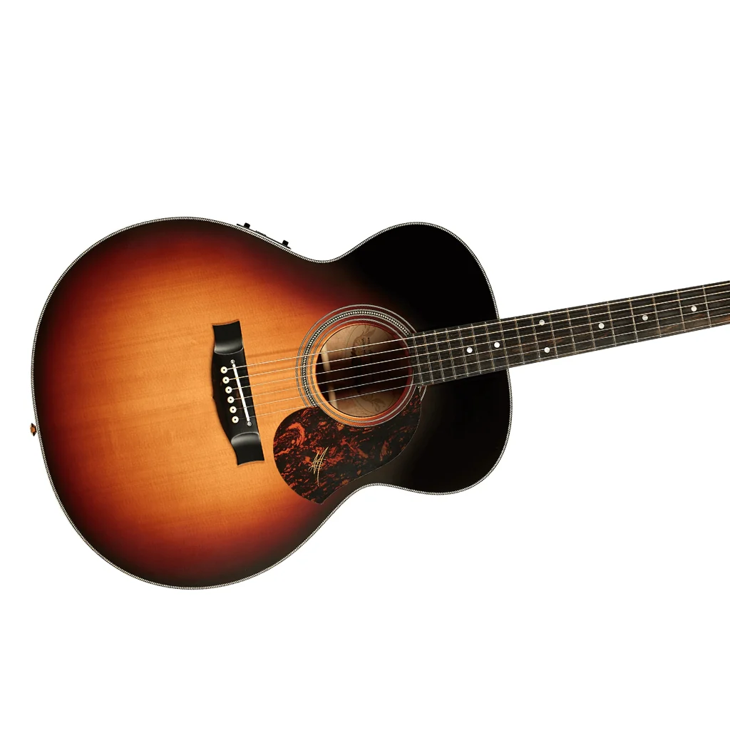 Maton Troubadour Jumbo Acoustic Electric Guitar - Satin Tobacco Sunburst - Image 8