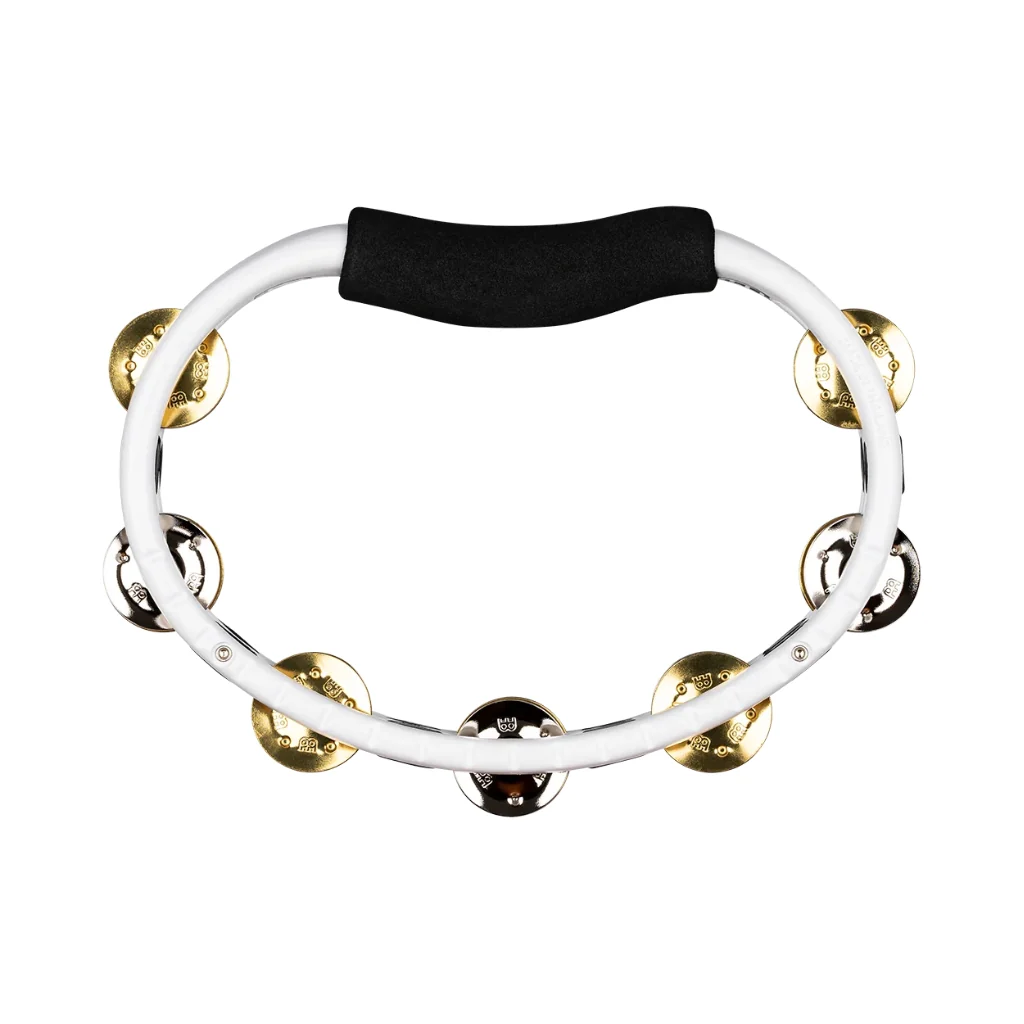 Meinl Black Mountable ABS Tambourine - 1 Row Mixed Jingles