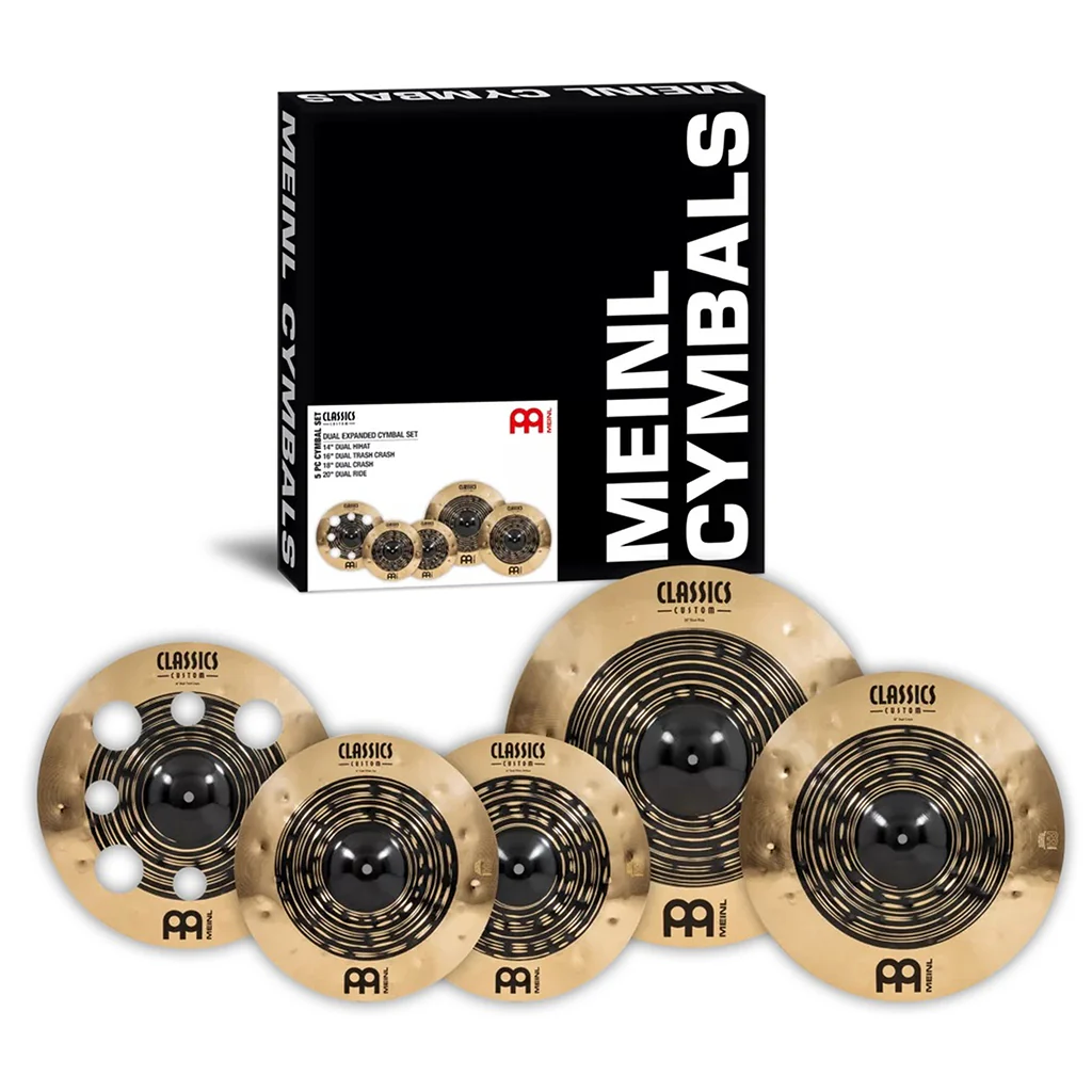 Meinl Classics Custom Dual Set - 14" Hi-Hats, 16" Trash Crash, 18" Crash, 20" Ride
