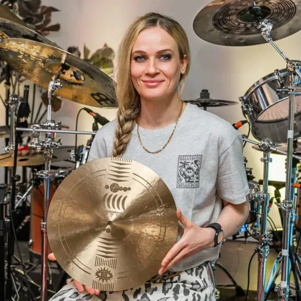 Meinl Cymbals Artist Design Anika Nilles Lunar Hi-hat Cymbals - 14 inches - Image 9