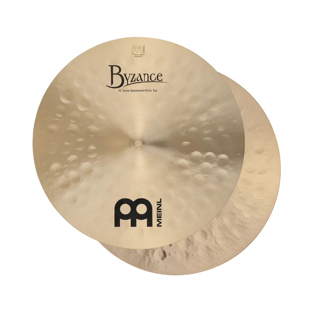 Meinl Cymbals Byzance Extra Hammered Hi-Hats - 14 inches