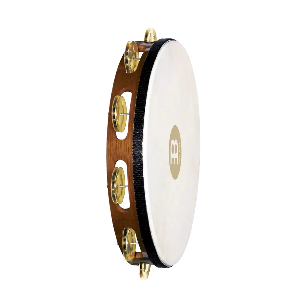 Meinl Tambourine - 1 Row Brass Jingles - African Brown - Image 2