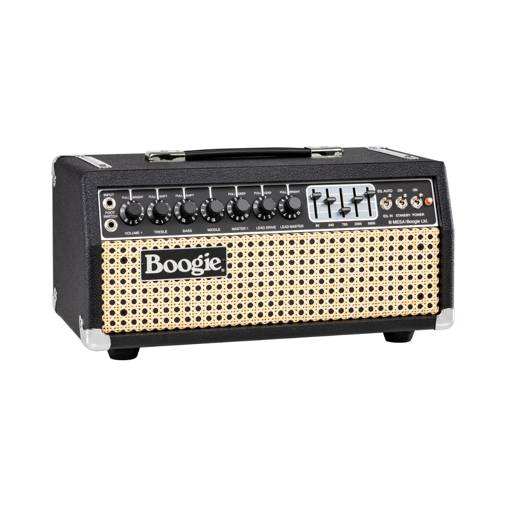 Mesa/Boogie Mark IIC+ HRG 100-watt Amplifier Head - Black with Wicker Grille - Image 2