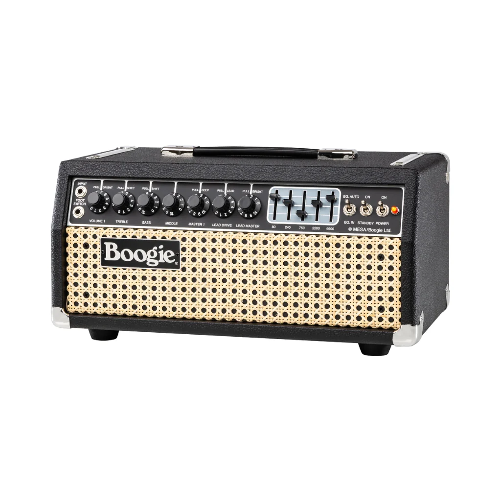 Mesa/Boogie Mark IIC+ HRG 100-watt Amplifier Head - Black with Wicker Grille - Image 3