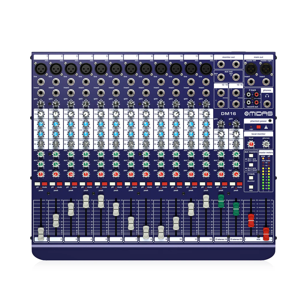 Midas DM16 Analog Mixer