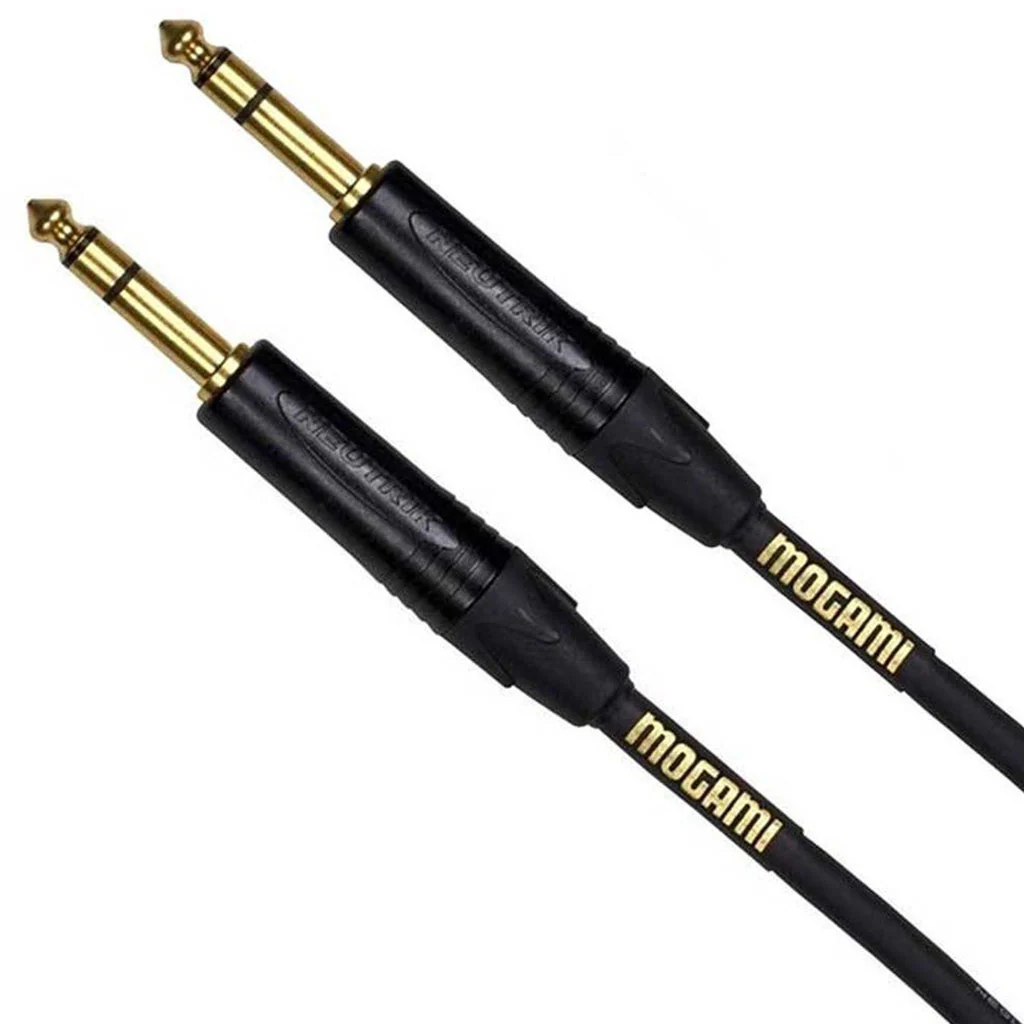 Mogami 10FT Gold Series Stereo TRS Cable - Straight/Straight