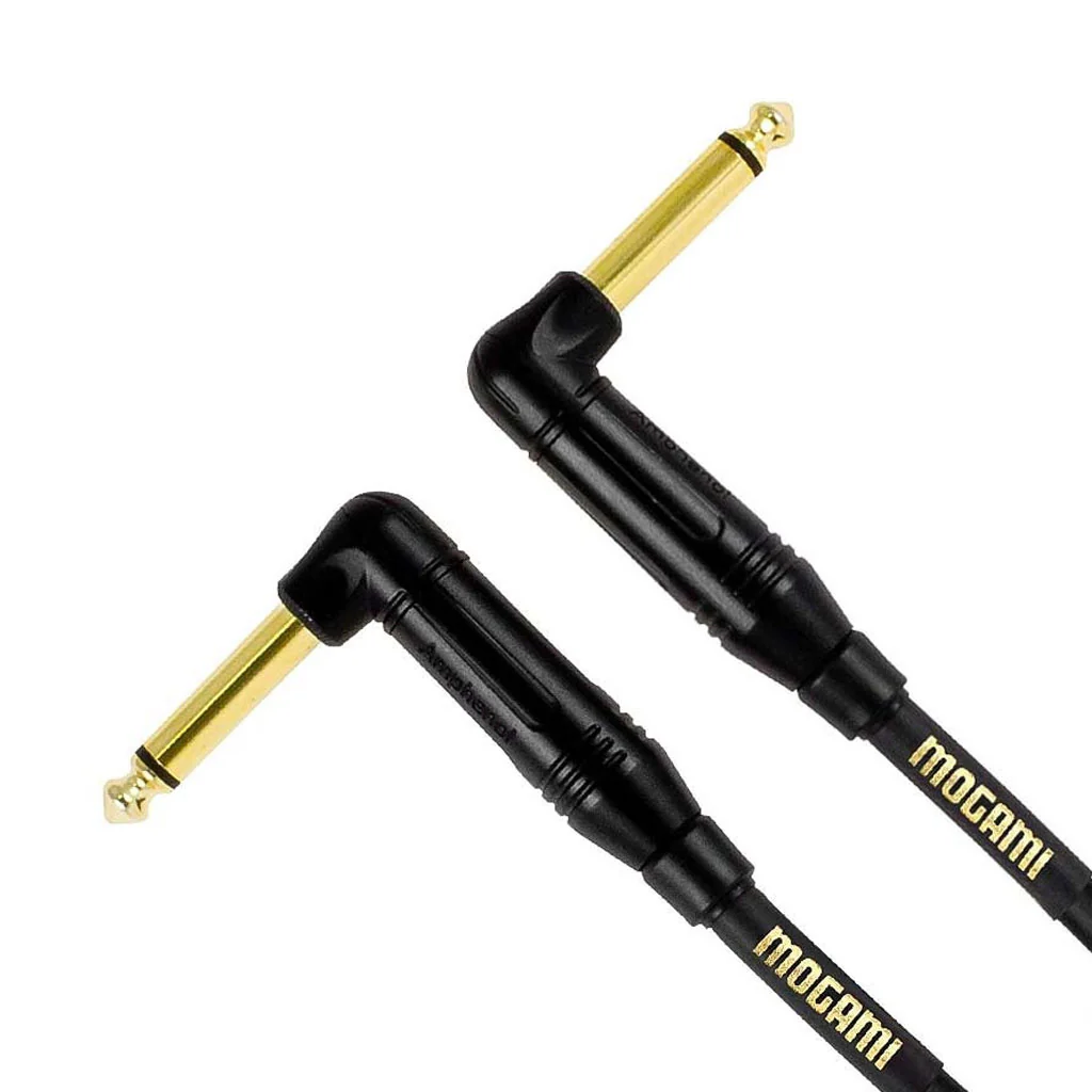 Mogami 18" Gold Series Pedal Cable - Angled/Angled
