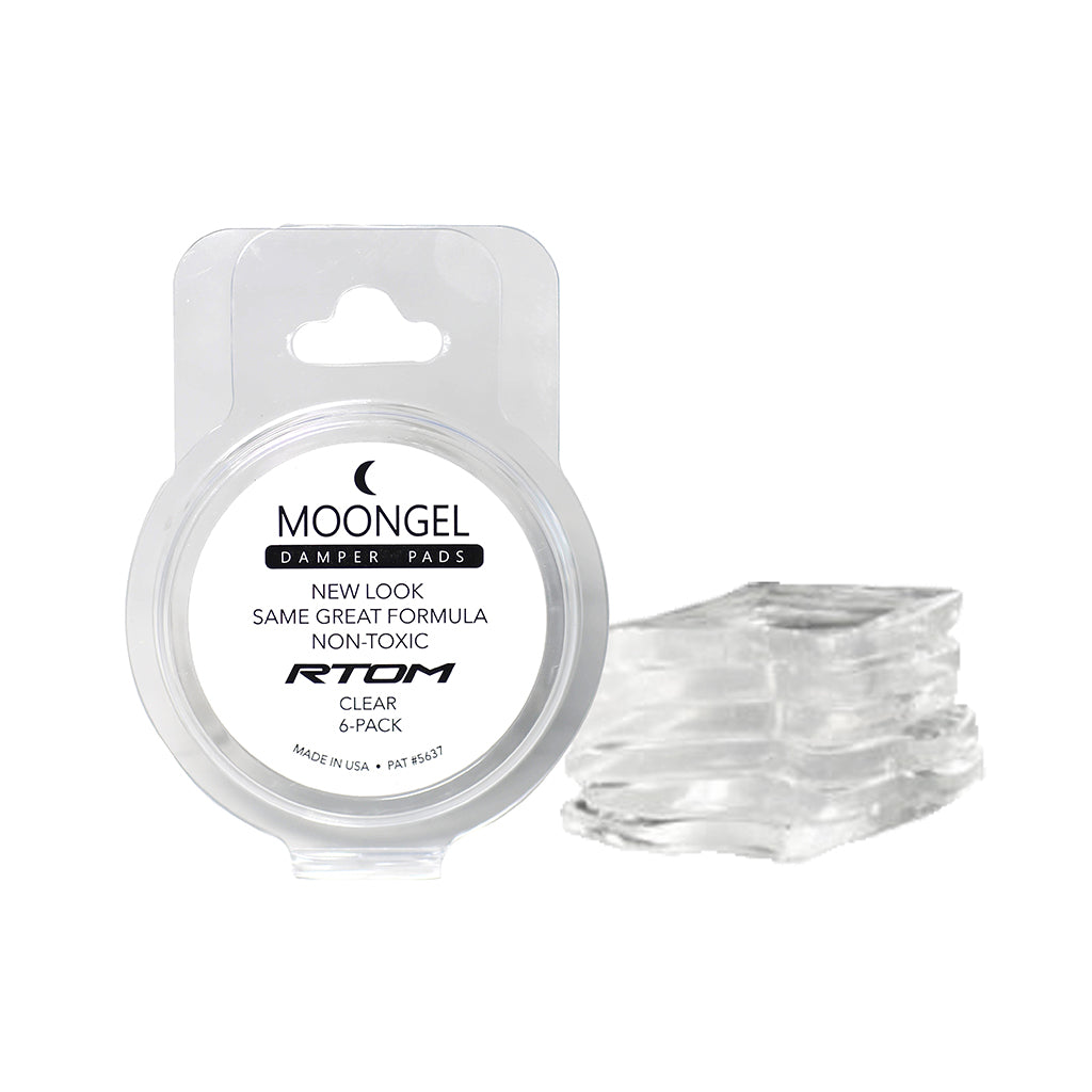 Moongel Drum Dampers Original (Clear) Pack of 6