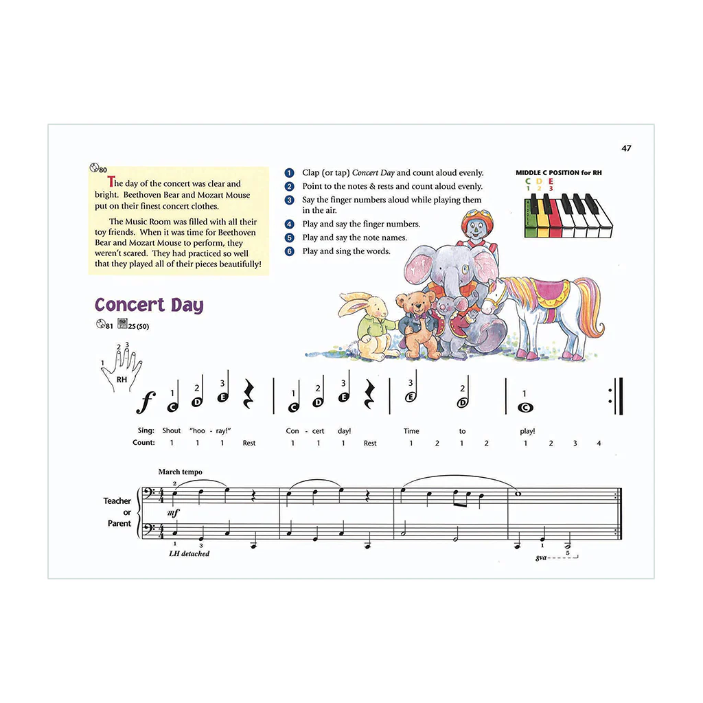 Music for Little Mozarts Music Lesson Book 1 - Image 3
