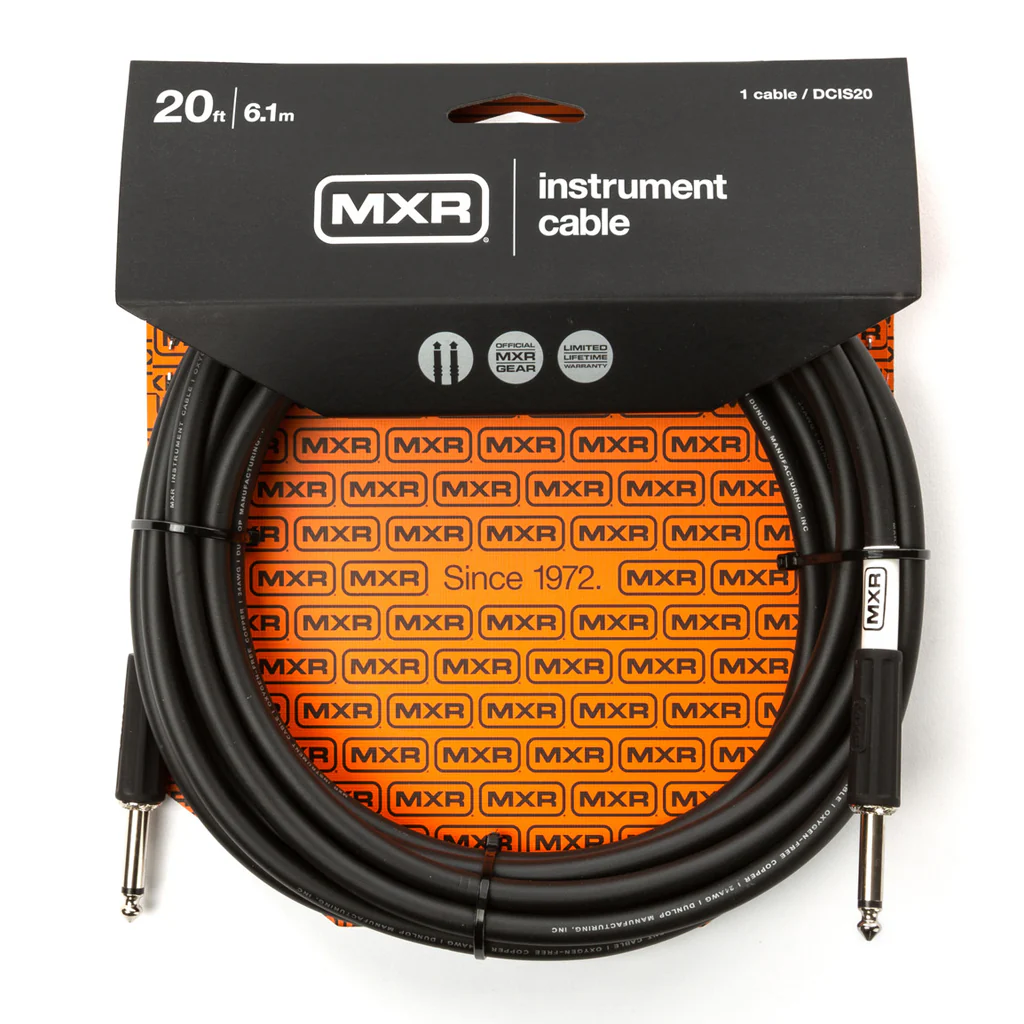 MXR 20ft Guitar Cable - Straight to Straight