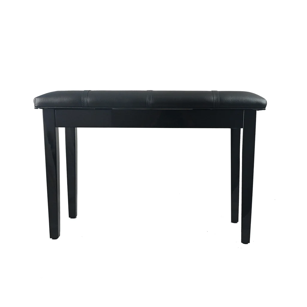 Non-Adjustable Piano Bench - Black - Image 3