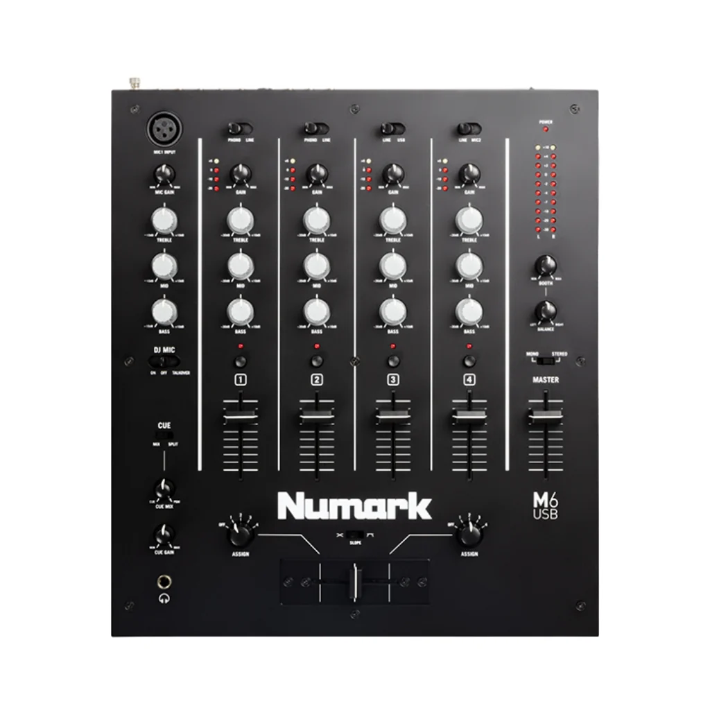 Numark M6 USB 4-Channel USB DJ Mixer - Image 2